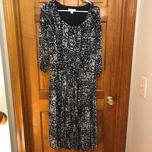 Animal print mesh dress size 14